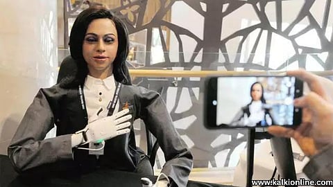 Female robot in Gaganyan project. Amazing ISRO.