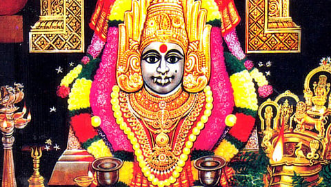 பசுஞ்சாண சாம்பலே பிரசாதமாகும் திருவேற்காடு கருமாரியம்மன் ஆலயம்!