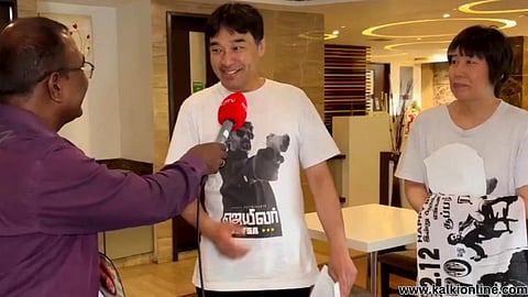 A Japanese couple came to Chennai to watch Jailer.