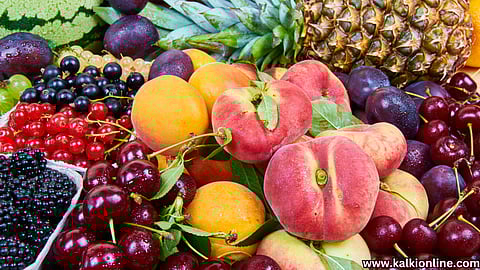 Fruits to be eaten with skin.