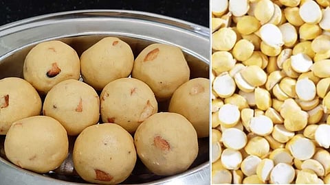 போஷாக்கு அளிக்கும் பொட்டுக்கடலை லட்டு!