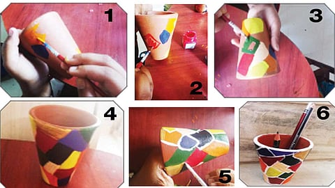 மார்பிள் பாட் பென் ஹோல்டர்!