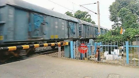 A train that ran without an engine.