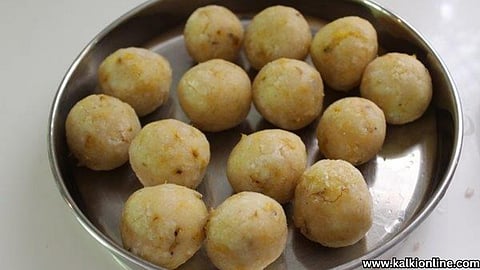 Banana kozhukattai for Ganesha Chaturthi.