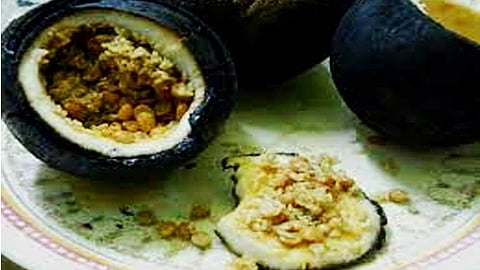 சுட்ட தேங்காய் வெல்லக் கலவை!