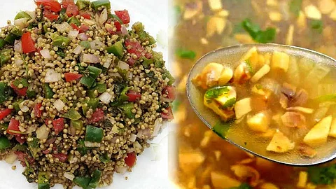 கம்பு (pearl millet) சாலட்!
