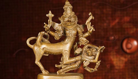 நரசிம்ம பெருமானை சாந்தப்படுத்திய ஸ்ரீ சரபேஸ்வரர்!