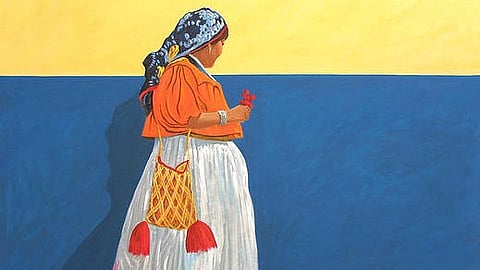 Canadian artist Chris MacClure Painting
