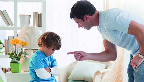 Don't talk like this in front of children