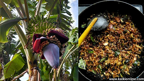 Pepper banana Flower Fry..