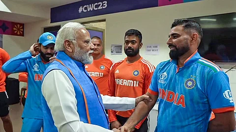 PM Narendra Modi - Mohammed Shami