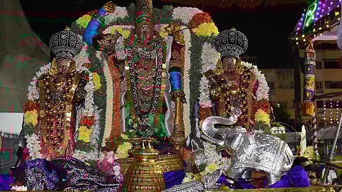 Gajendra Varadhar who blessed the elephant