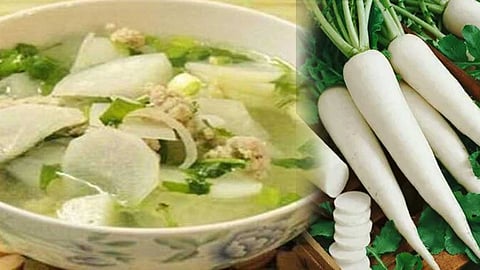 Radish soup