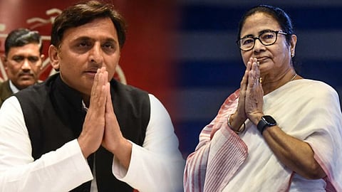 Akhilesh Yadav & Mamata Banerjee
