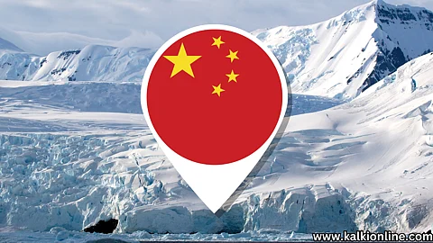 China trying to invade Antarctica.