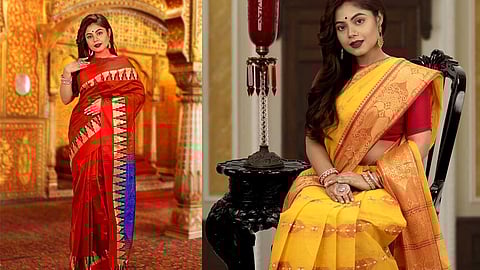 பட்டுப் புடவைக்கு ஏற்ற ட்ரெண்டிங்கான ஜாக்கெட்டுகள்!