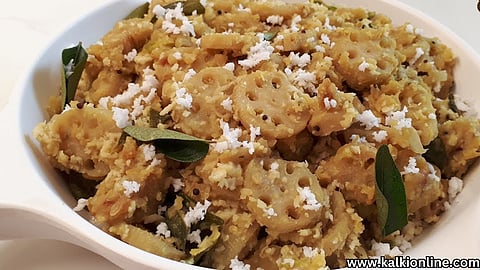 Lotus stem recipe.