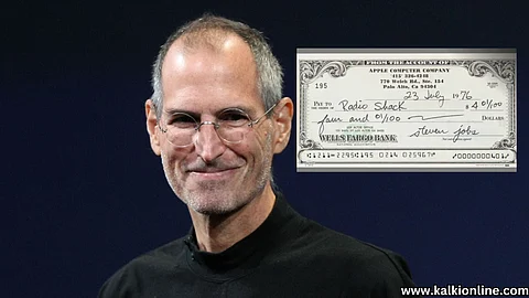 Steve Jobs Signature.