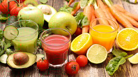 10 types of fruits and vegetables juices that take care of the body