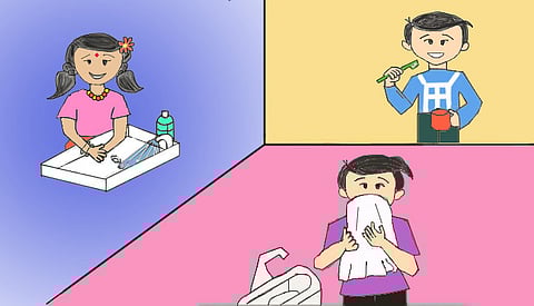 Body Hygiene care from scalp to soles