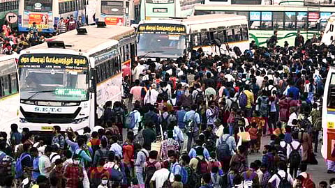 Koyambedu Bus Stand...