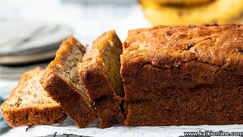 Eggless Banana Bread Recipe.
