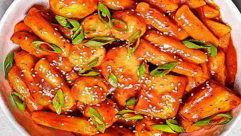 tteokbokki korean food...