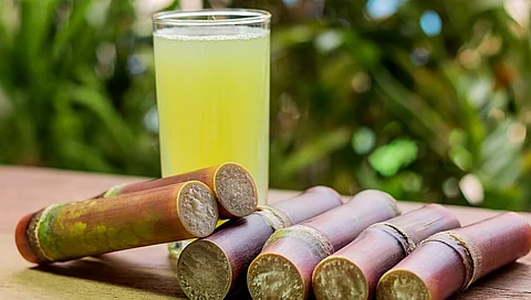 Healthy sugarcane juice