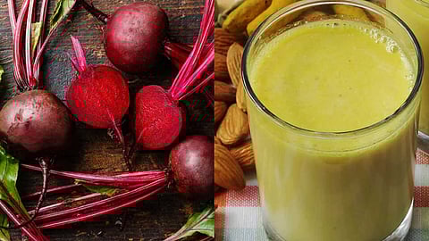 பீட்ரூட், பாதாம் ஜீஸ்...