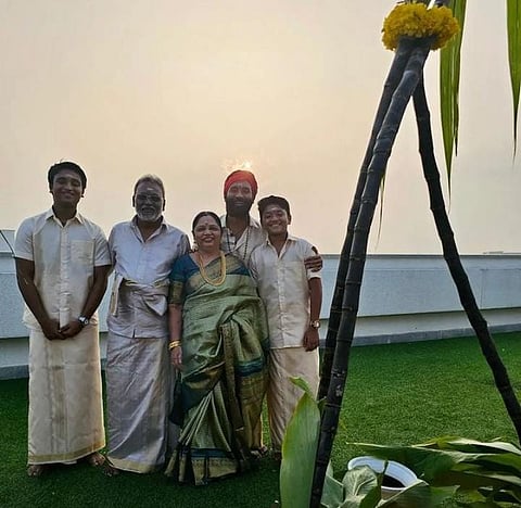 Dhanush Pongal celebration