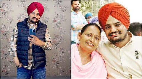 Sidhu moosley and his mother
