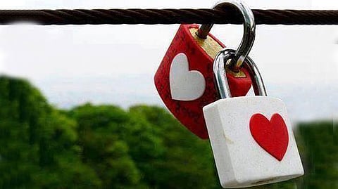 Do you know where lovers' new love symbol is?