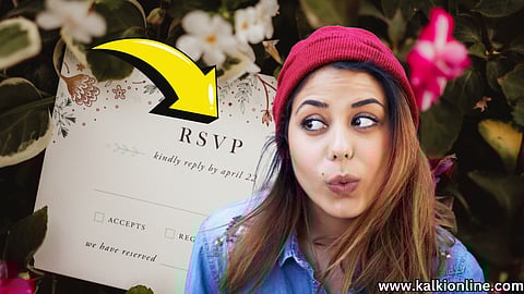 RSVP meaning in wedding card.
