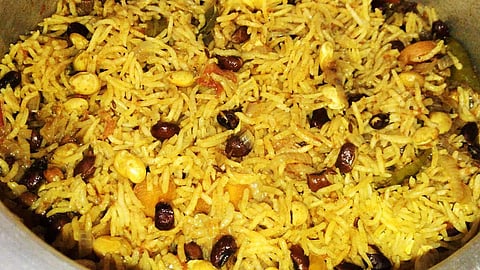 ஒயிட் பீன்ஸ் பிரியாணி ...