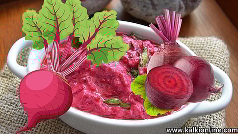 Kerala Beetroot Pachadi.
