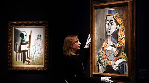 Picasso's artworks.
