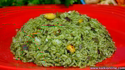 coriander rice recipe