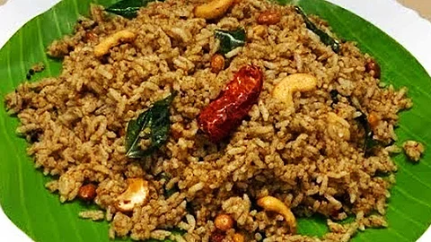 எள்ளு பொடி சாதம்...