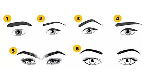 Eyebrow structure tells about your personality