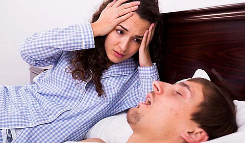 What does snoring have to do with watching TV?
