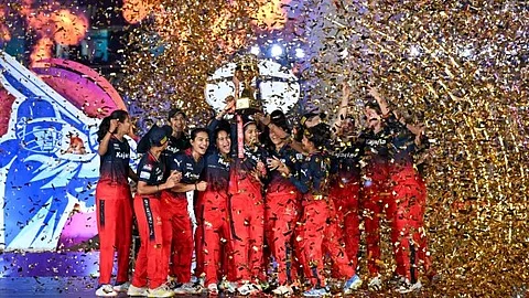 RCB women's team in IPL final
