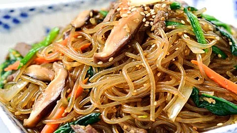 japchae glass noodles