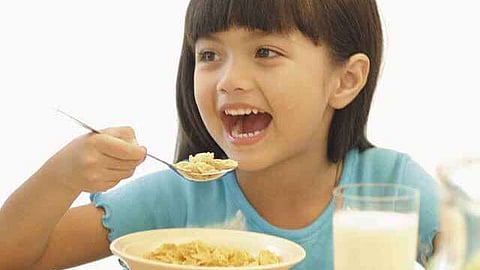 How to get kids to eat quietly