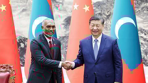Maldives and china presidents