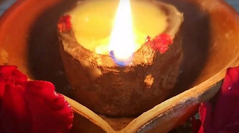 Know the glory of Panchakavya lamp