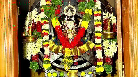 Miraculous temple that opens only at night