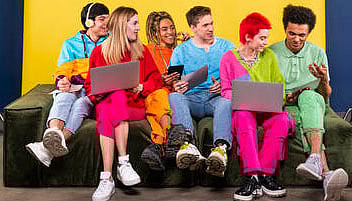 Colors that reflect thoughts