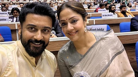 Surya and Jyothika in National award function