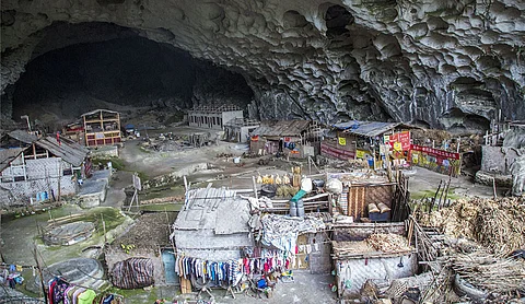 Do you know where the beautiful village inside the cave is?