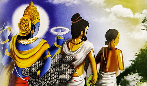 Azhwar said, Perumal did